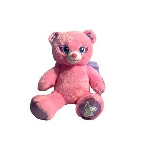 Build A Bear BABW Pink Fairy Friends With Wings Plush 16”